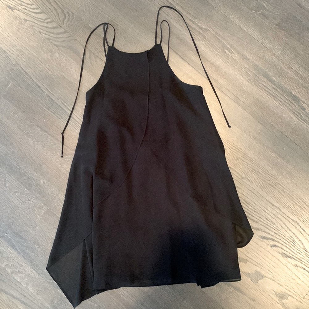 BCBG Generation Black Chiffon Dress